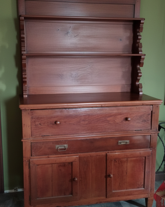 Credenza piattaia (fine 800 primi 900) Arte povera
