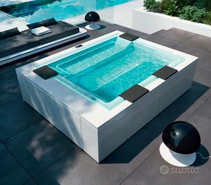 MINIPISCINA SPA IDROMASSAGGIO  DA ESTERNO 