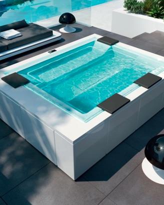 MINIPISCINA SPA IDROMASSAGGIO  DA ESTERNO 