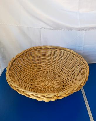 Cesto Vintage Rotondo in Vimini