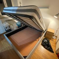 Letto contenitore con materasso