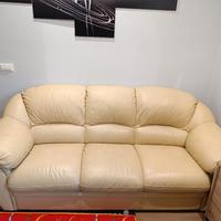 Divani in vera pelle 3 e 2 posti