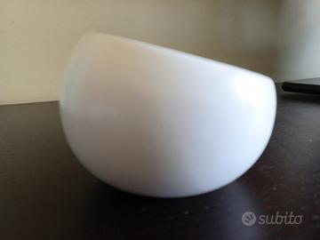 Contenitore bianco  ceramica asimmetrico