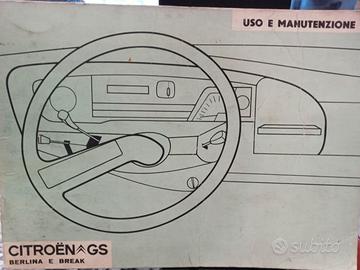 Libretto manutenzione uso CITROEN GS berlina e bre