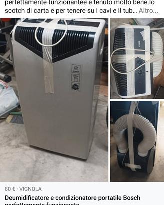 deumidificatore perfettamente funzionante Bosch
