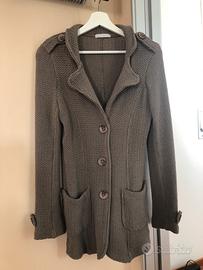 Giacca verde militare in cotone