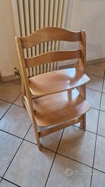 Sedia tipo Stokke, seggiolone da 6 mesi a 90 kg