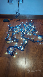 Set 3 Luci LED Natalizie bianco freddo