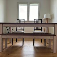 Tavolo Ikea completo di panca e 2 sedie