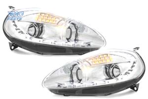 FARI FIAT GRANDE PUNTO 05-08 LUCE DIURNA FONDO CRO