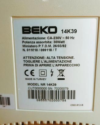 TV Beko funzionante per ps1 PS2 NES Mega Drive