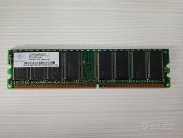 Memoria Nanya NT256D64S88C0G-5T, 256MB, DDR-400
