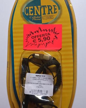 Accessorio Vintage Nokia 7210 – Auricolare con Tas