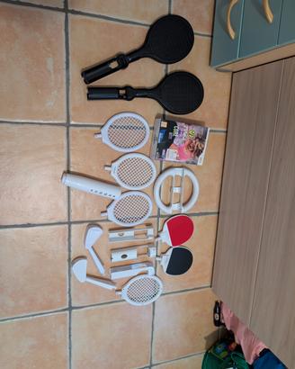 lotto accessori Nintendo Wii + Zumba fitness