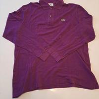 Polo/maglia manica lunga Lacoste uomo viola