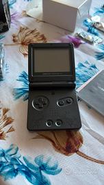 nintendo  game boy sp con accessori vari 