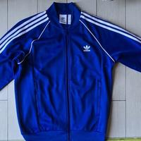 Felpa Adidas -Track top vintage - Blu - Vintage L