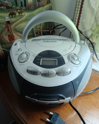 lettore radio CD e USB portatile