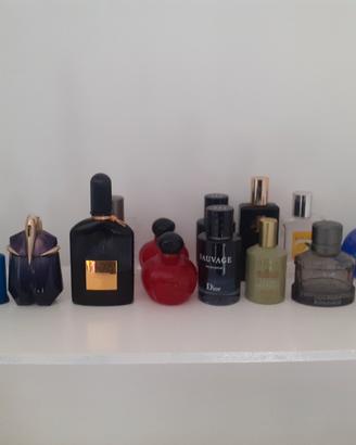 Bottiglie di profumo vuote x collezione 