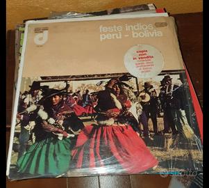 Lp vinile feste indios Perù-Bolivia