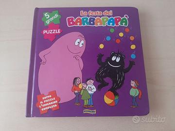 Libro Barbapapà con 5 puzzle. Come nuovo.