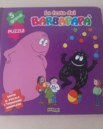 Libro Barbapapà con 5 puzzle. Come nuovo.