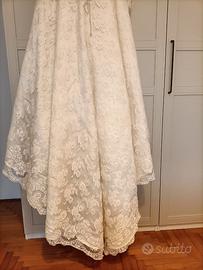 Abito da sposa in tulle e organza L
