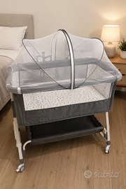 Culla Neonato 3 in 1 Portatile con Zanzariera