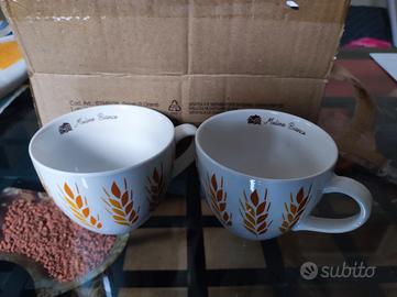 Mulino bianco set tazze spiga di grano 