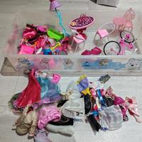 bamboline  Barbie più accessori 