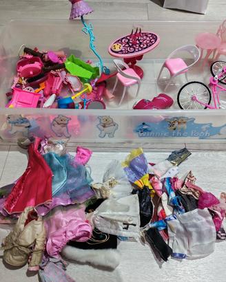 bamboline  Barbie più accessori 