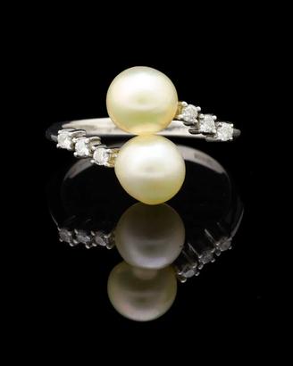 ANELLO IN ORO B IANCO 18KT BRILLANTE NATURALE
