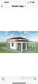Villa + terreno con progetto