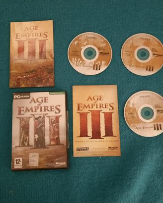 Age of Empires III PC CD-ROM + Manual + 3 CD