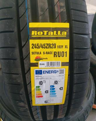 Gomme nuove 245 45 20 103 Y Rotalla