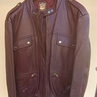 completo da moto in pelle IXS vintage tg.60