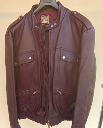 completo da moto in pelle IXS vintage tg.60