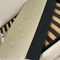 letto contenitore beige