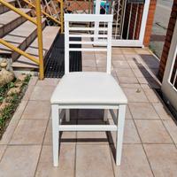 Sedia in legno seduta  ecopelle