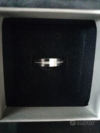 anello argento uomo  nuovo mis 22 con confezione 