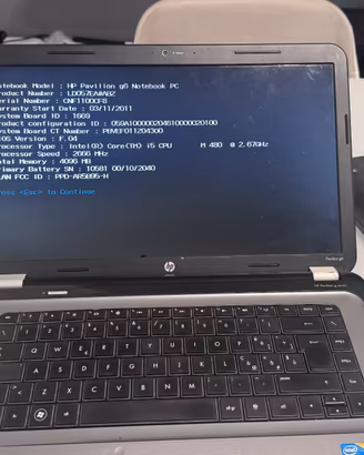 HP Pavilion g6-1020sl Notebook PC i5 4GB