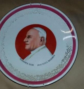 Piatto papa giovanni xxiii