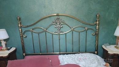 letto matrimoniale in ottone 