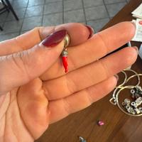 charm pendente cornino portafortuna pandora