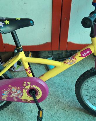 bicicletta Btwin 5-7 anni 16 pollici 