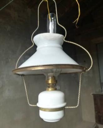 Lampadario vecchia lucerna