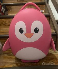 Trolley pinguino rosa
