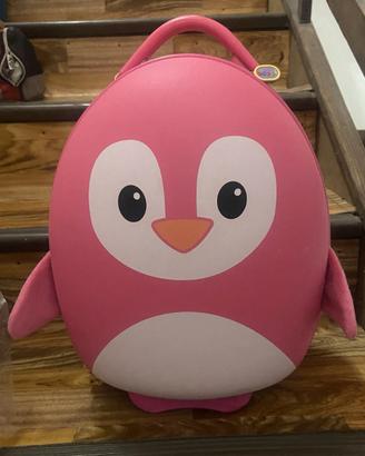 Trolley pinguino rosa
