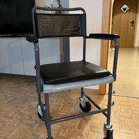 Sedia con rotelle per interno