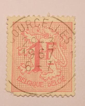 Francobollo Belgique, 1967 Raro